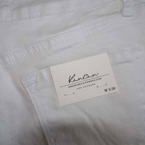 KanCan Women's Katherine Mid Rise Super Skinny Jeans Size 9 / 28 NWT White Denim - Picture 8 of 8